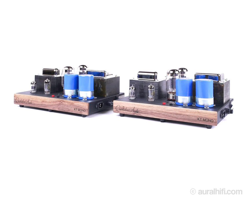 Quicksilver Audio KT Mono Amp // 8New / 0W Tube Amplifier Monoblocks / Aural Walnut Edition / Pair