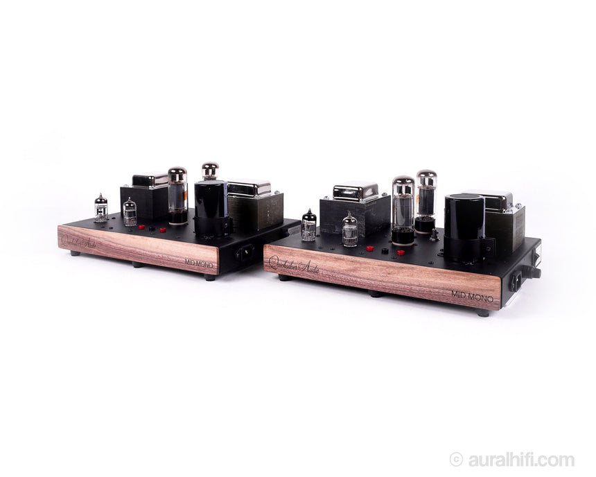 Quicksilver Audio Mid Mono Amp // New / 40W Tube Amplifier Monoblocks / Aural Walnut Edition / Pair