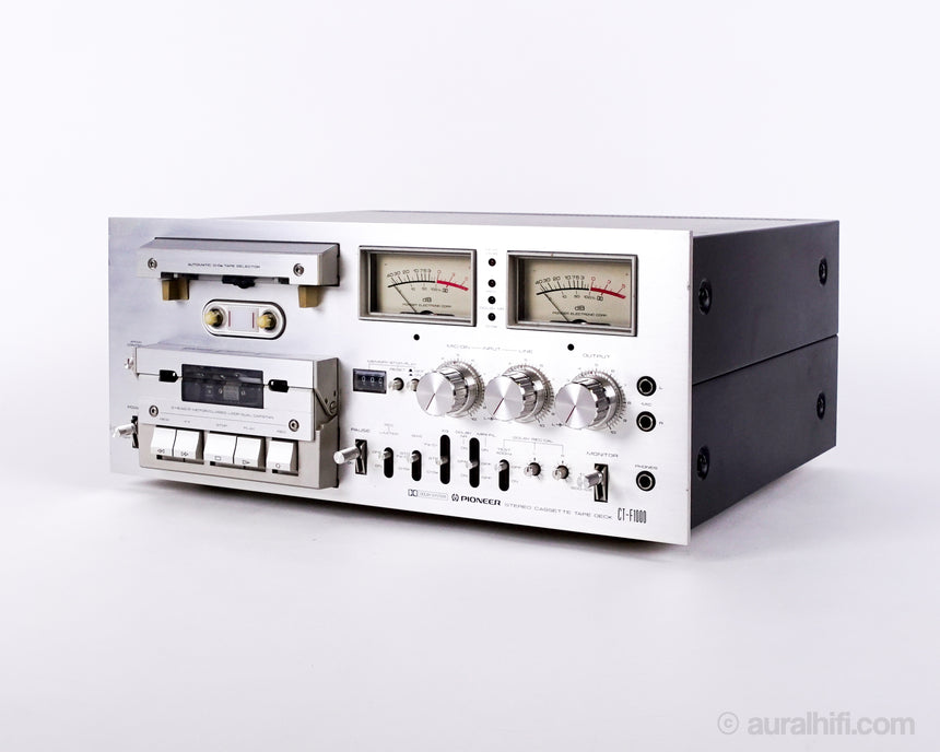 Vintage Pioneer CT-F1000 // 3-Head Cassette Deck