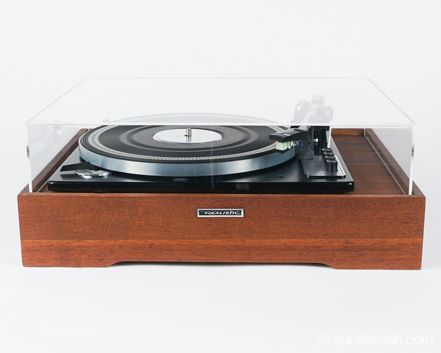 Realistic Elac Miracord 46 // Turntable / W/ Custom Dust Cover