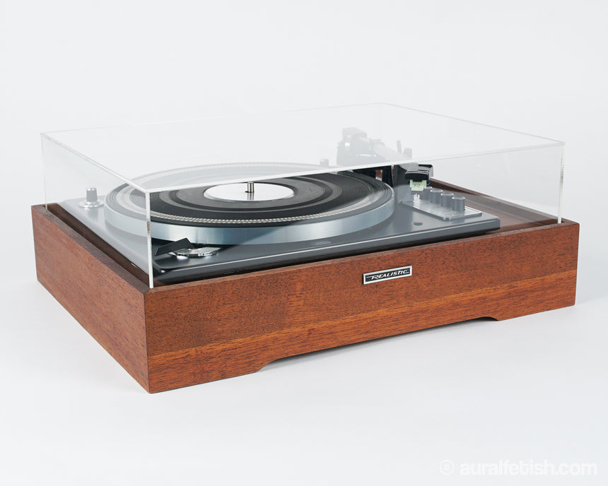 Realistic Elac Miracord 46 // Turntable / W/ Custom Dust Cover