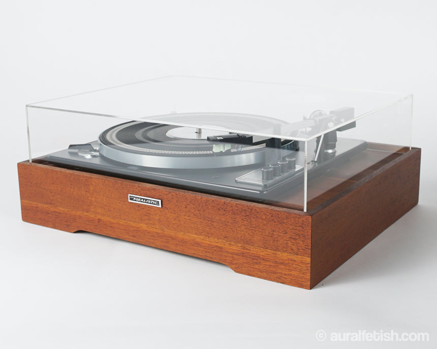 Realistic Elac Miracord 46 // Turntable / W/ Custom Dust Cover