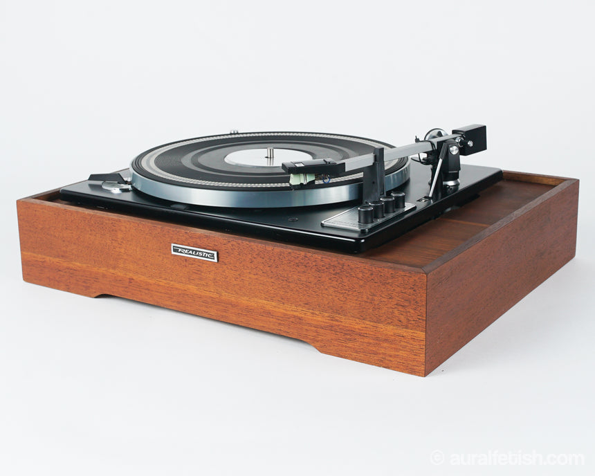 Realistic Elac Miracord 46 // Turntable / W/ Custom Dust Cover