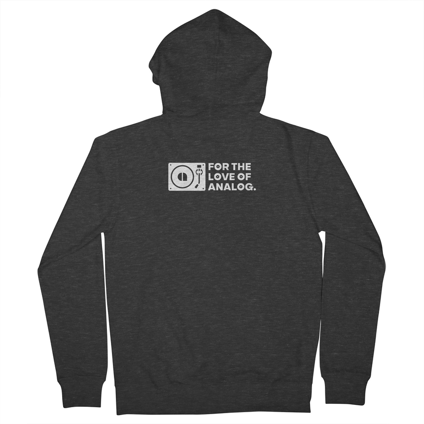 Analog Love // Men's Zip-up Hoodie