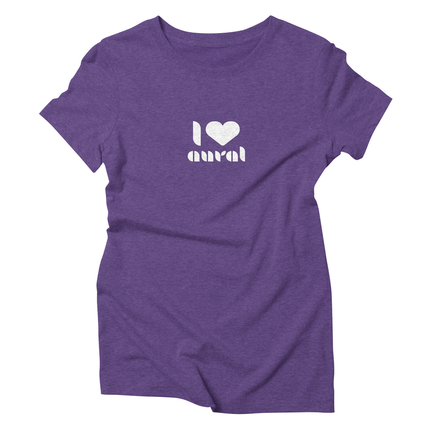 I Love Aural // Women's Triblend T-shirt