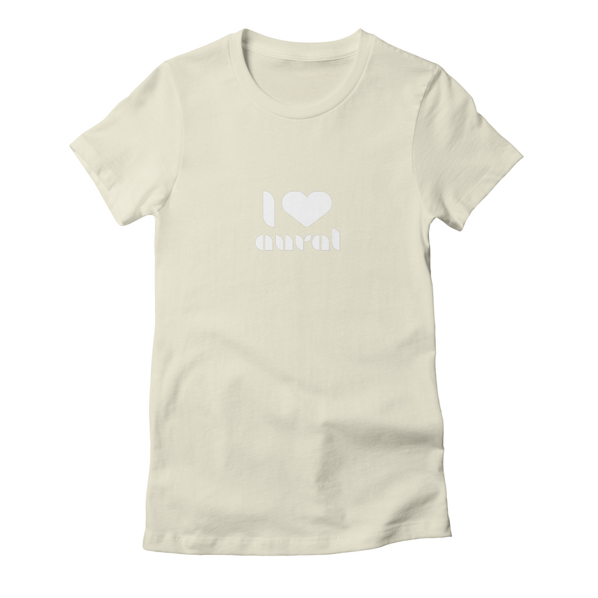 I Love Aural // Women's Fitted T-shirt
