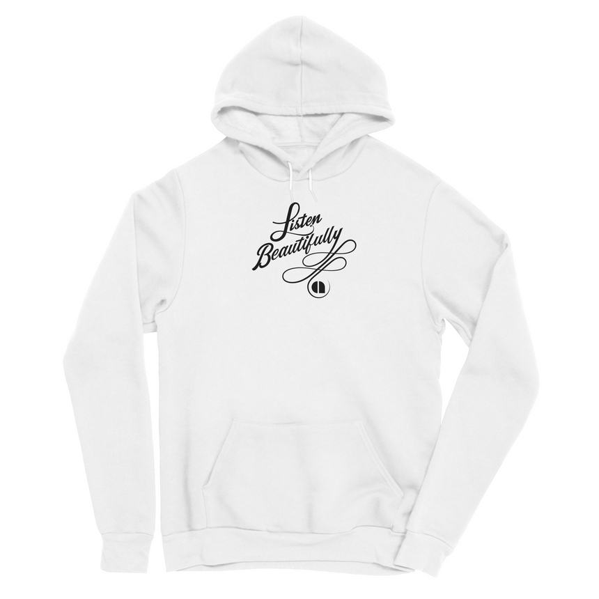Listen Beautifully // Women's Fleece Pullover Hoodie