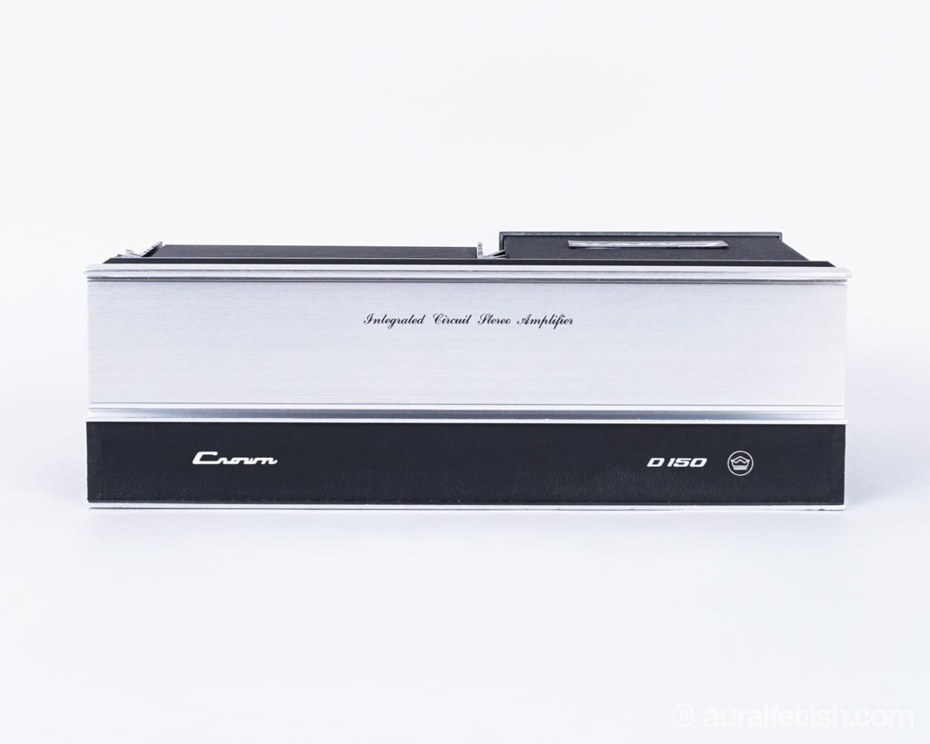 Vintage SFF’s crown アムクロンD-150パワーアンプ アムクロン AMCRON D-150A SeriesⅡ パワーアンプ 正規輸入品