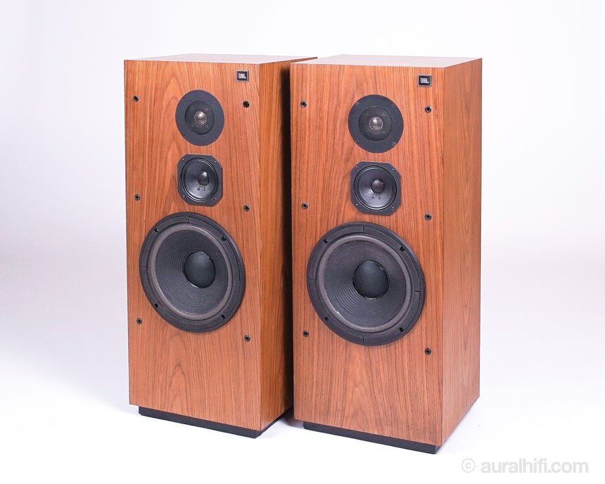 Vintage JBL L80T // Speakers / Original Walnut / Reclothed
