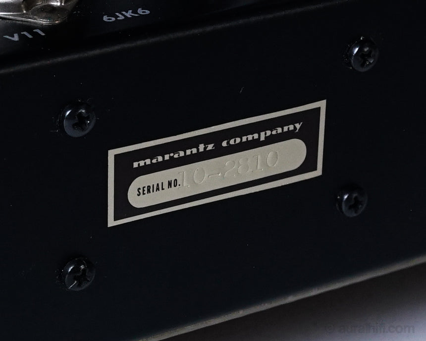 Vintage Marantz 10B // Tube Tuner / Owner's Manual / Cabinet