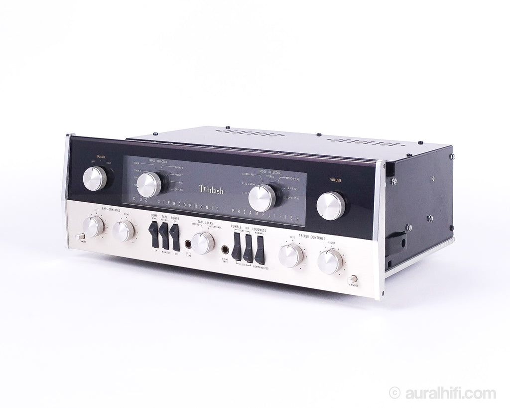 McIntosh プリアンプC22 McIntosh C22 2-Channel Vacuum Tube Preamplifier Mk V