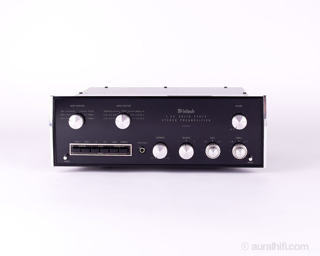 Vintage Mcintosh C26 // Solid-State Preamplifier / Restored / New