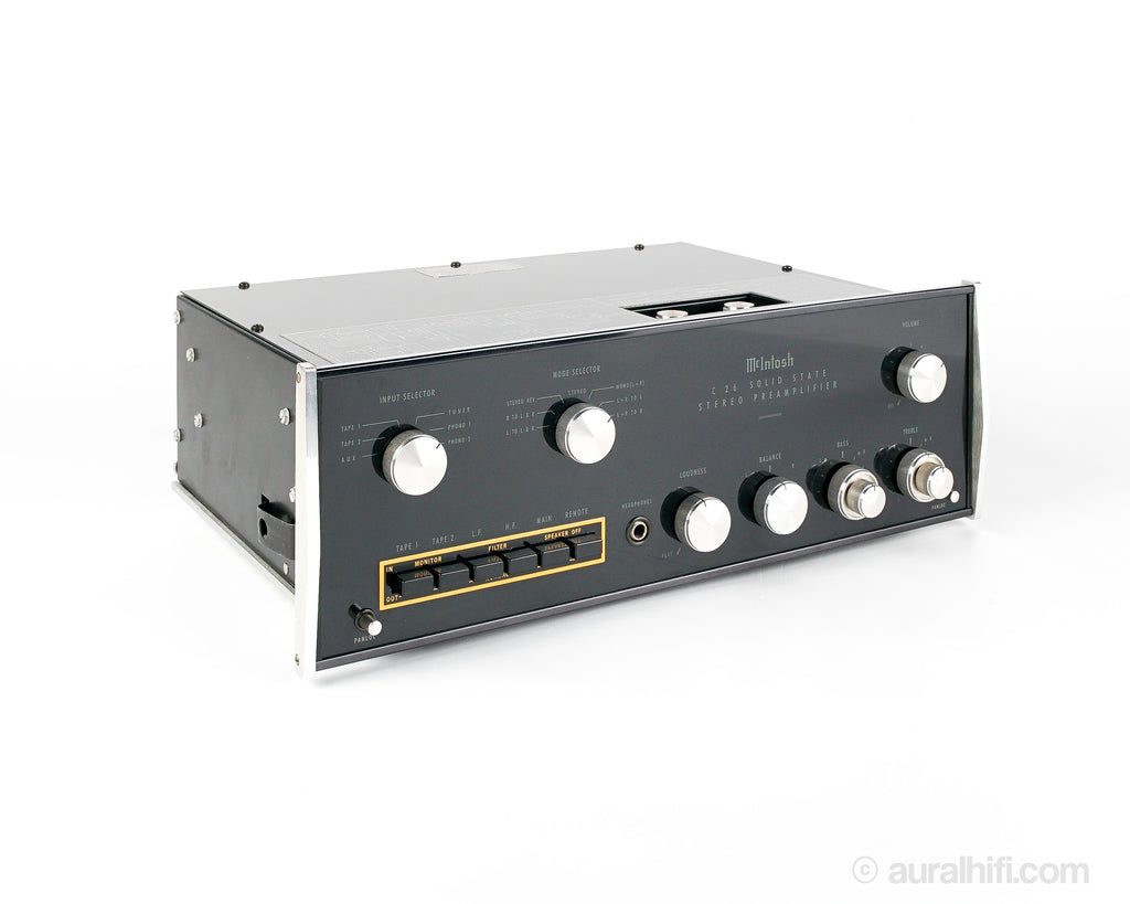 Vintage Mcintosh C26 // Solid-State Preamplifier / New Glass