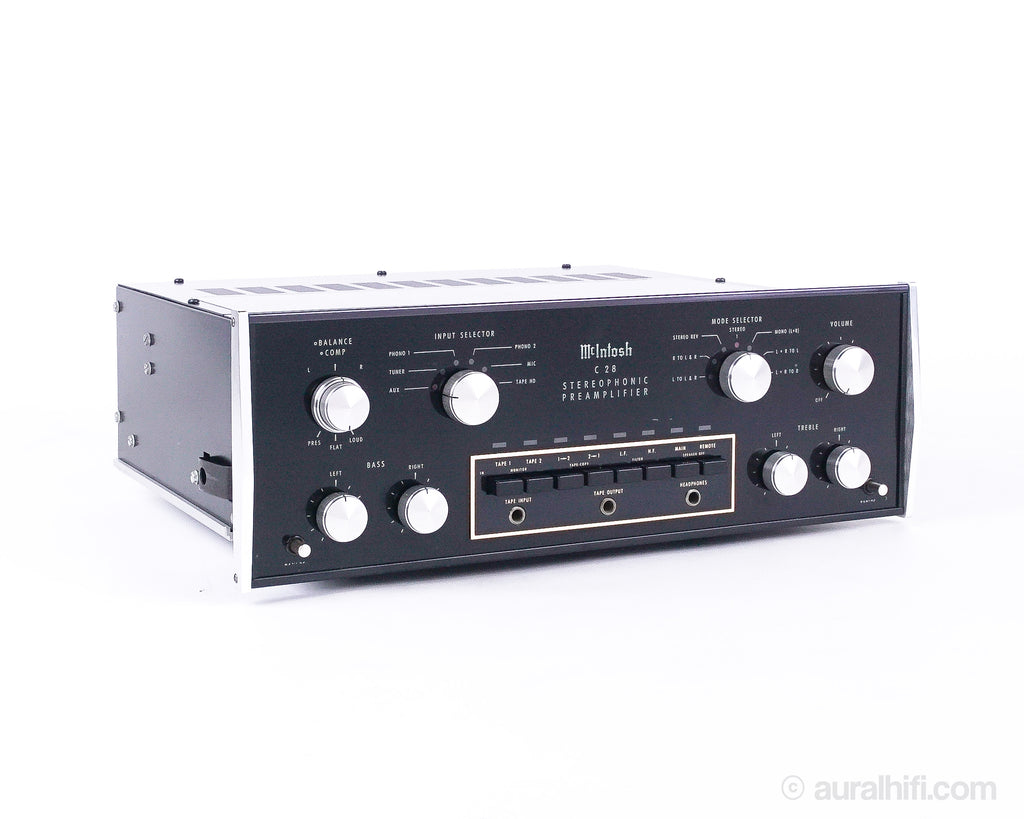 Vintage Mcintosh C28 // Solid-State Preamplifier – AURAL HiFi
