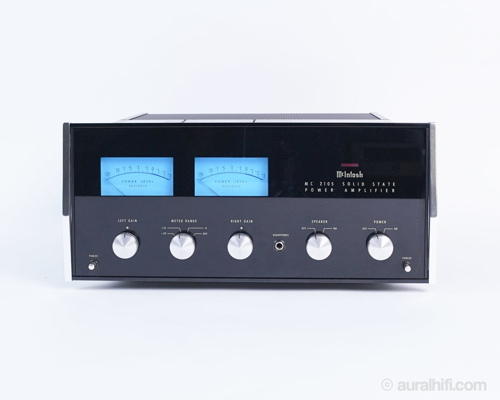 Vintage Mcintosh MC2105 // Solid-State Amplifier – AURAL HiFi