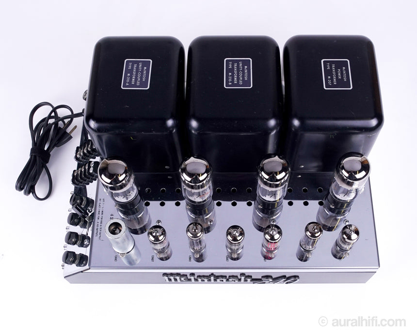Vintage McIntosh MC240 // Stereo Tube Amplifier / Restored and Upgraded