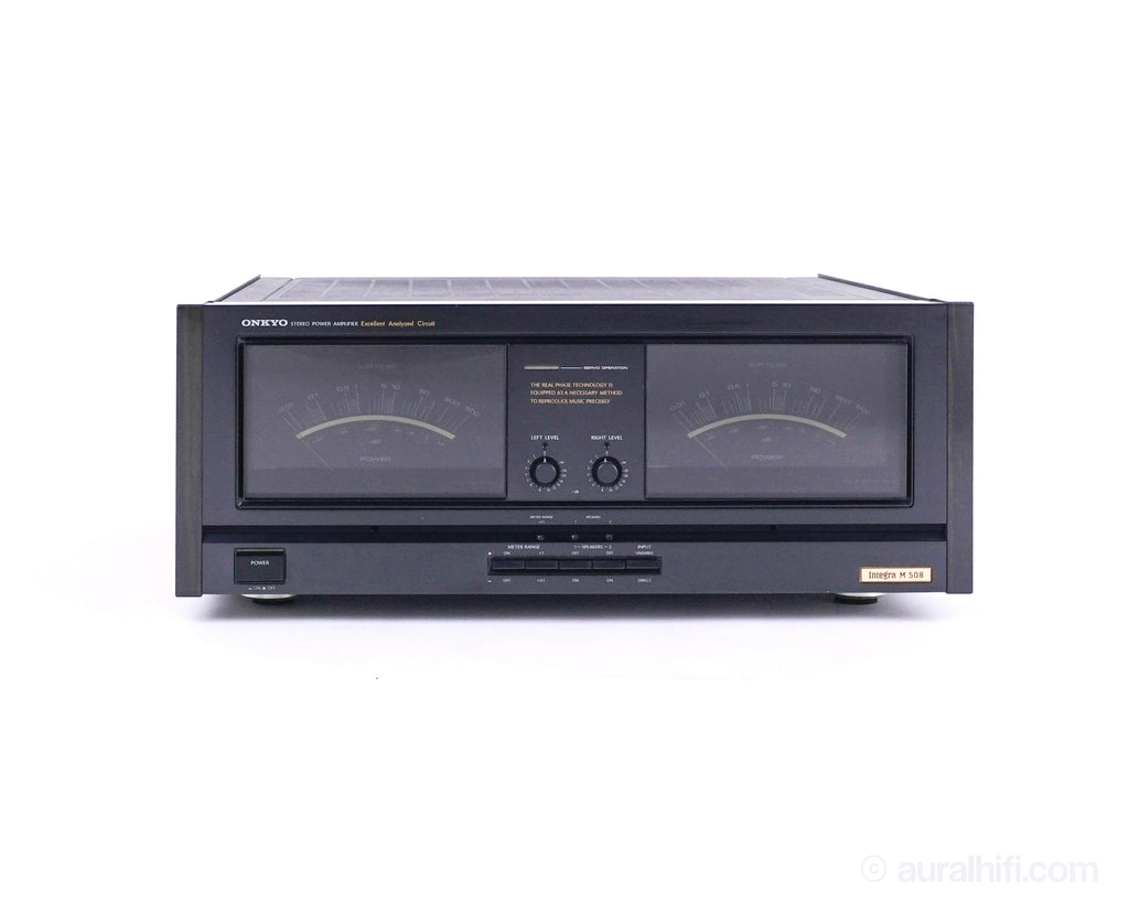 Vintage Onkyo Grand Integra M-508 // Solid-State Amplifier – AURAL