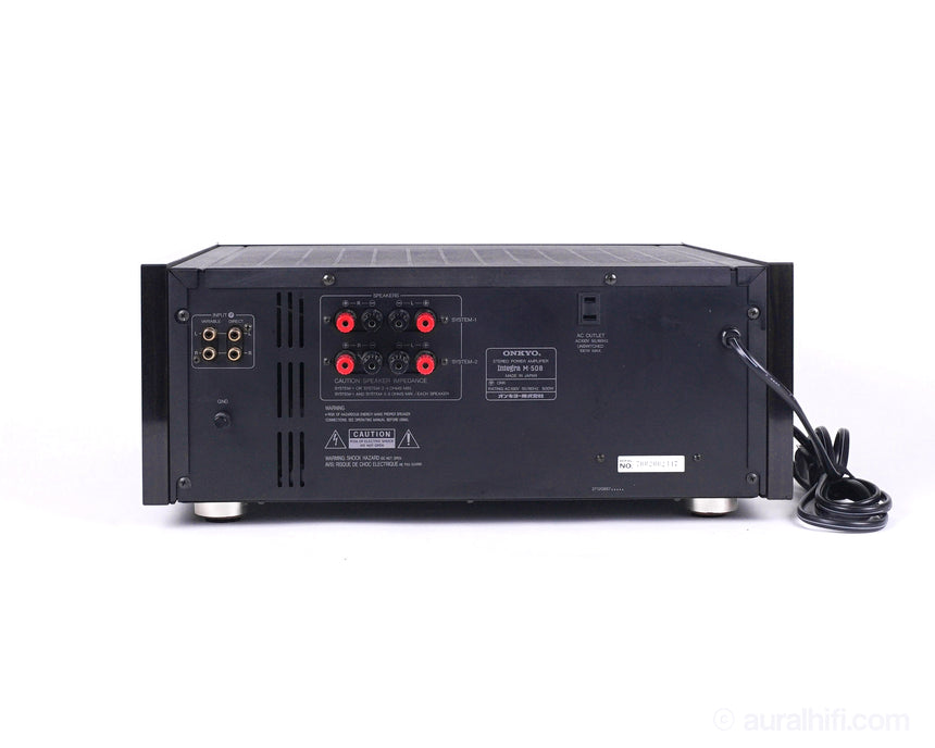 Vintage Onkyo Grand Integra M-508 // Solid-State Amplifier