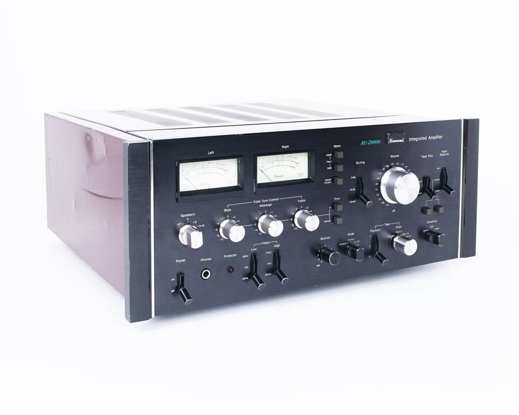 正式的 Vintage Sansui Amplifier Integrated // 20000 AU アンプ