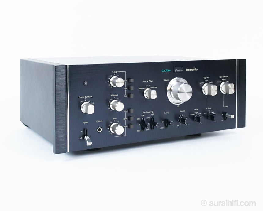 Vintage Sansui CA-2000 // Solid-State Preamplifier