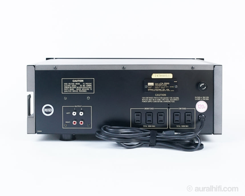 Vintage Sansui CA-2000 // Solid-State Preamplifier