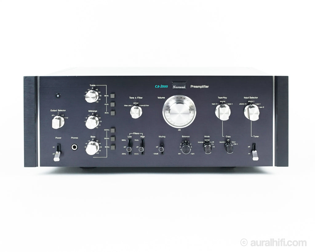 Vintage Sansui CA 2000 // Solid-State Preamplifier – AURAL HiFi