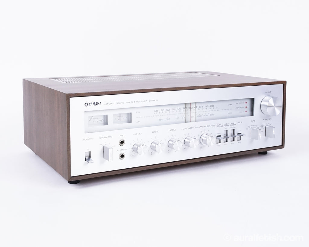 Vintage Yamaha CR 800 // Solid-State Receiver – AURAL HiFi