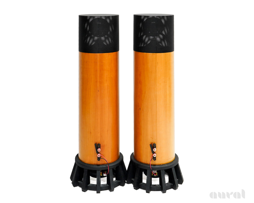 Custom Cylinder Speakers // Preowned / Floorstanding / Cherry