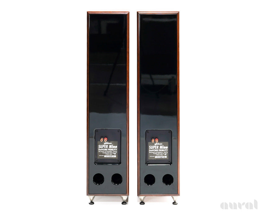 DeVore Fidelity Gibbon Super Nine // Preowned / Tower Speakers / Mahogany