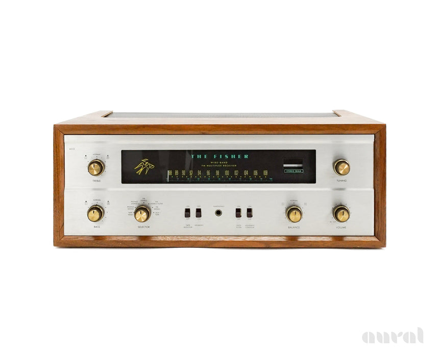 Fisher 400 // Vintage Stereo Tube Receiver / Refinished Cabinet