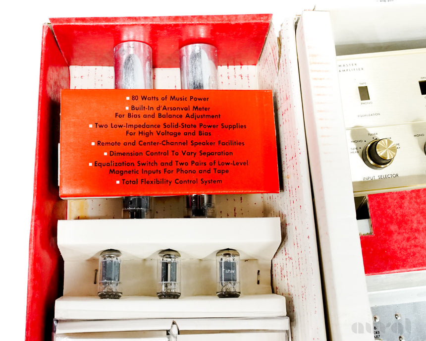 Fisher KX-100 Stratakit // Integrated Stereo Tube Amplifier / Unassembled / Owned By Avery Fisher / Museum Piece