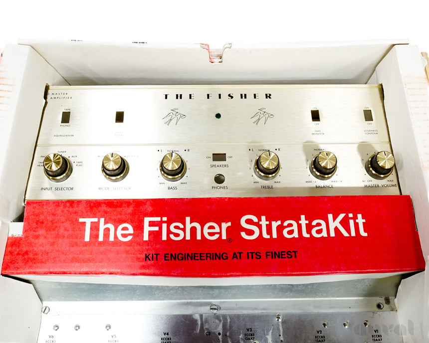 Fisher KX-100 Stratakit // Integrated Stereo Tube Amplifier / Unassembled / Owned By Avery Fisher / Museum Piece