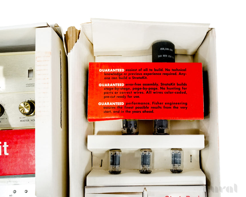 Fisher KX-100 Stratakit // Integrated Stereo Tube Amplifier / Unassembled / Owned By Avery Fisher / Museum Piece