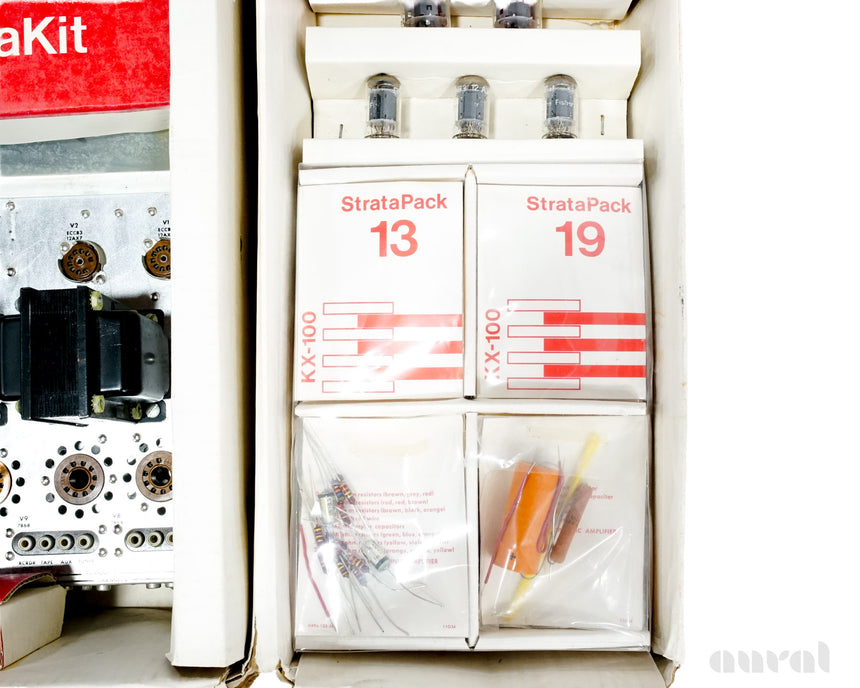 Fisher KX-100 Stratakit // Integrated Stereo Tube Amplifier / Unassembled / Owned By Avery Fisher / Museum Piece