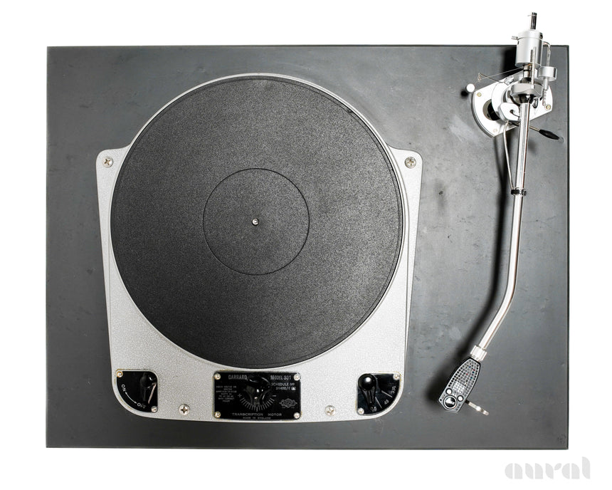 Garrard 301 // Vintage / Idler-Drive Turntable / Custom Slate Plinth / New Denon 103 / 12" SME 3012 Arm