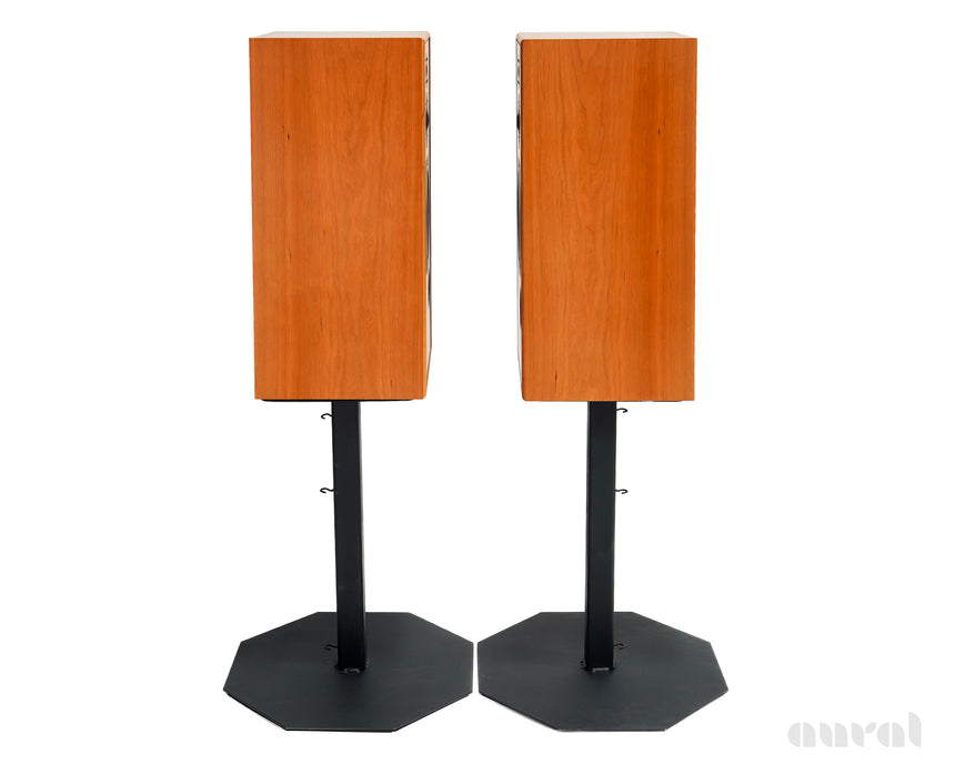 Harbeth Super HL5 Plus XD // Preowned / Bookshelf Speakers / Cherry / Custom Stands