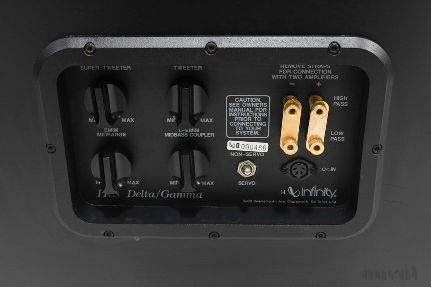 Infinity IRS Delta Gamma // Vintage / Reference Speakers / With Servo Control / Recapped & Reconed