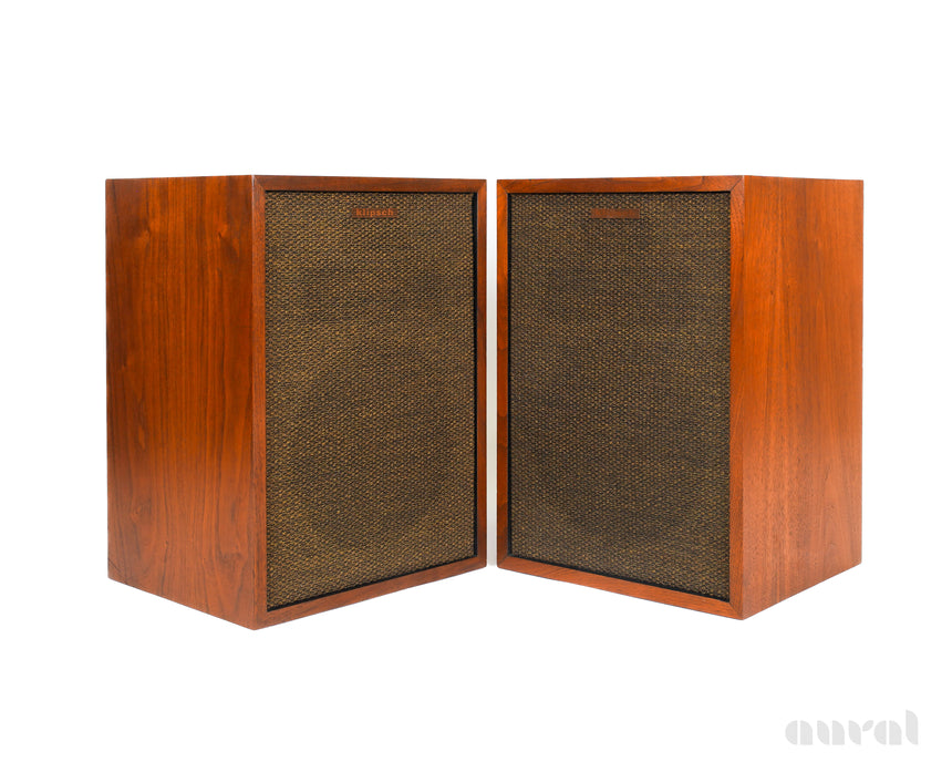 Vintage / Klipsch Heresy I // Speakers In Oiled Walnut / Original