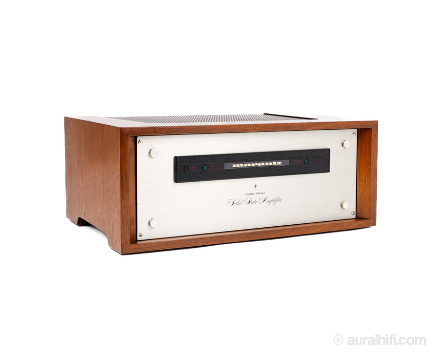 Vintage / Marantz Model 15 // Stereo Amplifier / Walnut Cabinet / Recapped