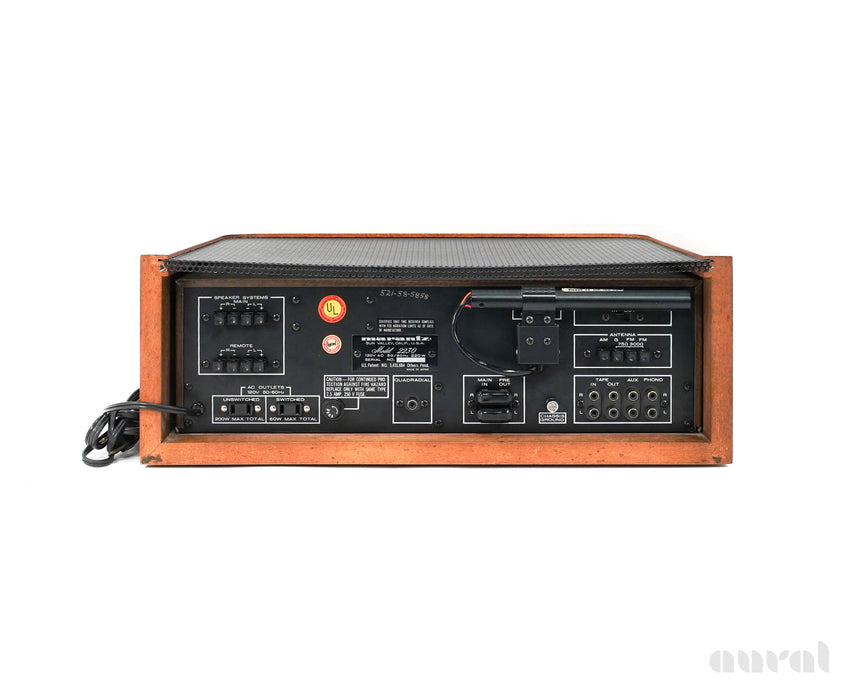 Marantz 2230 // Vintage / Solid-State Receiver / Restored / Original Walnut Cabinet