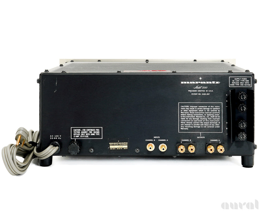 Marantz Model 500 // Vintage / Solid State Stereo Amplifier / Professionally Restored and Upgraded (1654)