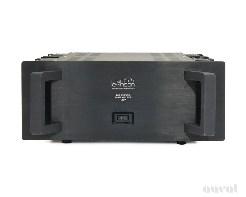 Mark Levinson No. 27 // Vintage / Dual Monaural Solid-State Amplifier / Recapped (1630)