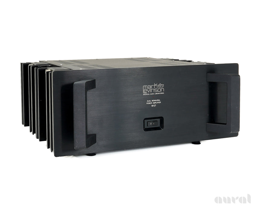 Mark Levinson No. 27 // Vintage / Dual Monaural Solid-State Amplifier / Recapped (1630)