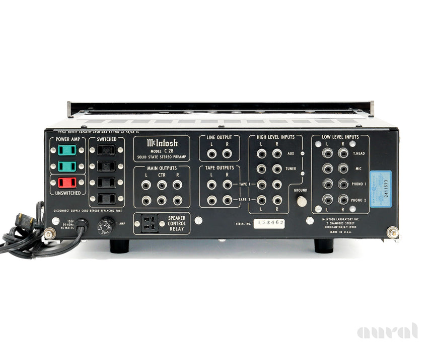 McIntosh C28 // Vintage / Solid State Preamplifier