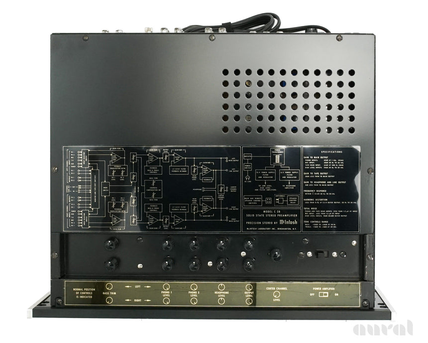 McIntosh C28 // Vintage / Solid-State Preamplifier (26X09)
