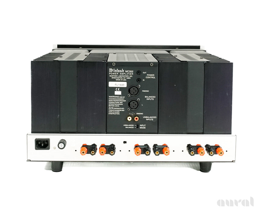 McIntosh MC352 // Preowned / Solid-State Stereo Amplifier / Restored and Recapped (RJ1448)