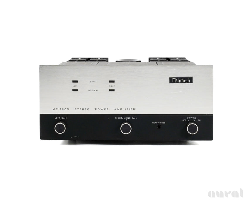 McIntosh MC2200 // Vintage / Solid-State Amplifier / Recapped & Restored (AU2328)