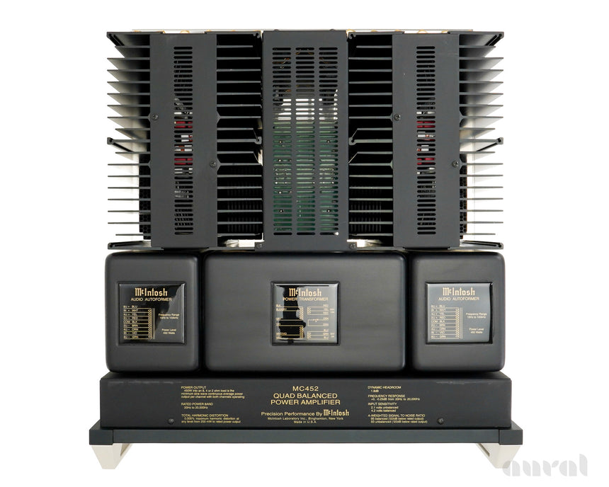 McIntosh MC452 // Preowned / Solid-State Stereo Amplifier / 450wpc (ACF3569)