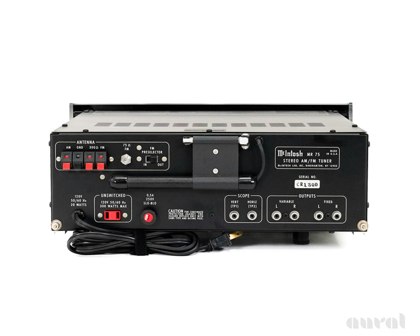 McIntosh MR75 // Vintage / Solid-State Tuner / Recapped (CR1300)