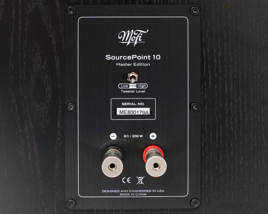 MoFi Sourcepoint 10 // DEMO / Large Bookshelf Speakers / Master Edition Crossovers / Low Slung Stands